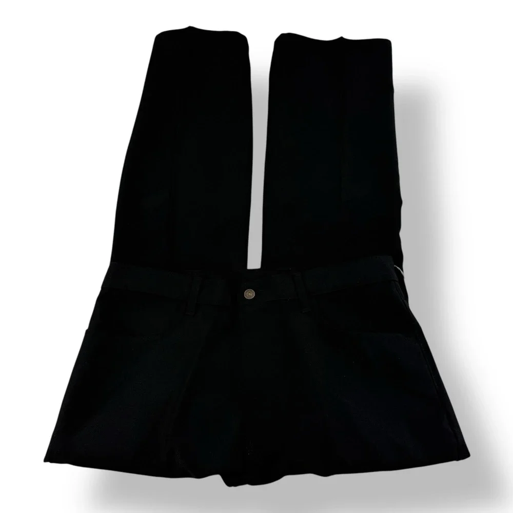 Levi's 517 Black Boot Cut Polyester Pants Men's Size 38x32 NWT